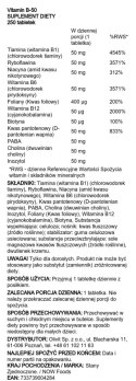 Vitamin B-50 - 250 tablets