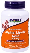 Alpha Lipoic Acid with Grape Seed Extract & Bioperine, 600mg - 120 vcaps