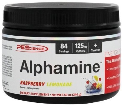 Alphamine, Raspberry Lemonade - 174 grams