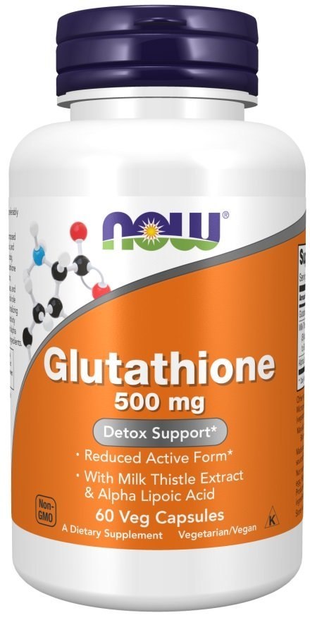 Glutathione with Milk Thistle Extract & Alpha Lipoic Acid, 500mg - 60 vcaps