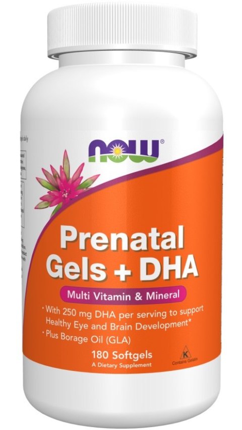 Prenatal Gels + DHA - 180 softgels