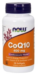 CoQ10 with Vitamin E & Sunflower Lecithin, 400mg - 30 softgels