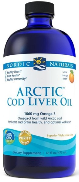 Arctic Cod Liver Oil, 1060mg Orange - 473 ml.