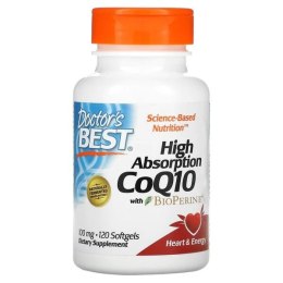 High Absorption CoQ10 with BioPerine, 100mg - 120 softgels