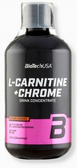 L-Carnitine + Chrome, Orange - 500 ml.