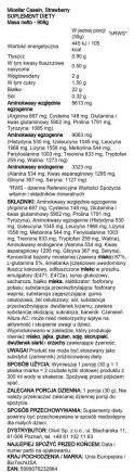 Micellar Casein, Strawberry - 908 grams