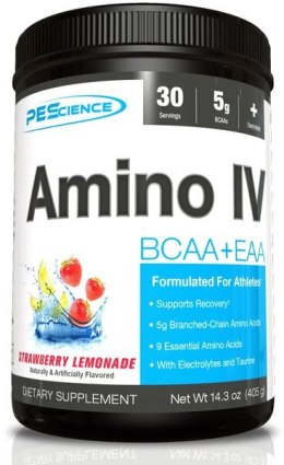 Amino IV, Strawberry Lemonade - 405 grams