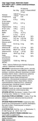 Clear Vegan Protein, Watermelon Splash - 600 grams