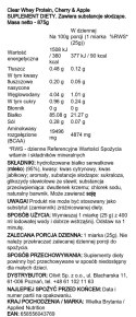 Clear Whey Protein, Cherry & Apple - 875 grams