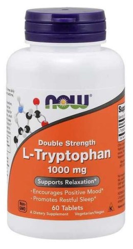 L-Tryptophan, 1000mg Double Strength - 60 tablets