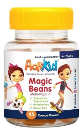 Magic Beans Multi-Vitamin, Orange - 45 gummies