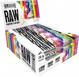Raw Protein Flapjack, Rainbow Cake - 12 bars