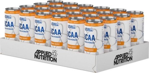 BCAA Amino-Hydrate Caffeine Free Cans, Orange Burst - 24 x 330 ml.