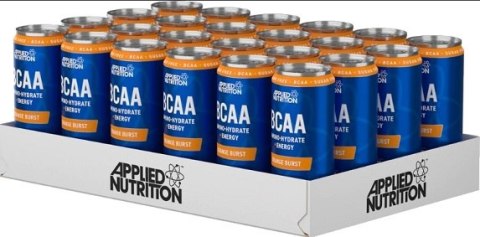 BCAA Amino-Hydrate + Energy Cans, Orange Burst - 24 x 330 ml.