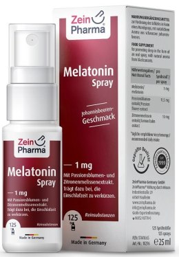 Melatonin Spray, 1mg - 25 ml.