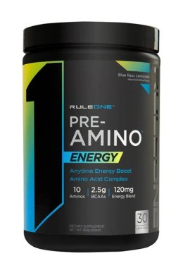 Pre-Amino Energy, Blue Razz Lemonade - 252 grams