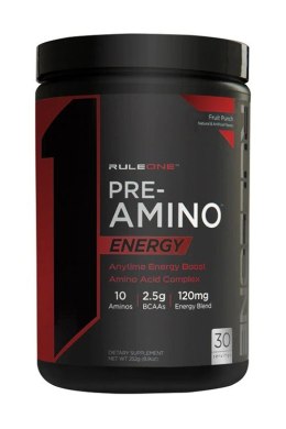 Pre-Amino Energy, Fruit Punch - 252 grams