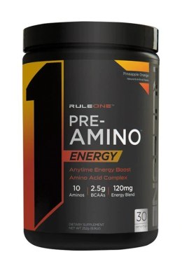 Pre-Amino Energy, Pineapple Orange - 252 grams