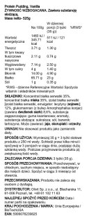 Protein Pudding, Vanilla - 525 grams