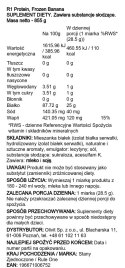 R1 Protein, Frozen Banana - 855 grams