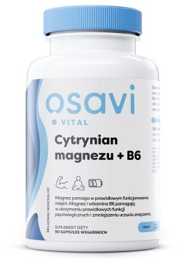 Cytrynian Magnezu + B6, 375mg - 90 vcaps