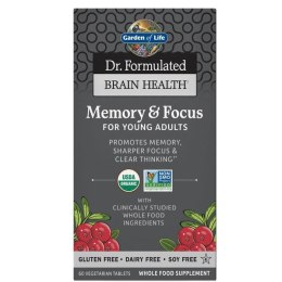 Dr. Formulated Memory & Focus for Young Adults - 60 vegetarian tablets