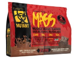 Mutant Mass 2 Flavours, Triple Chocolate & Chocolate Fudge Brownie - 2720 grams