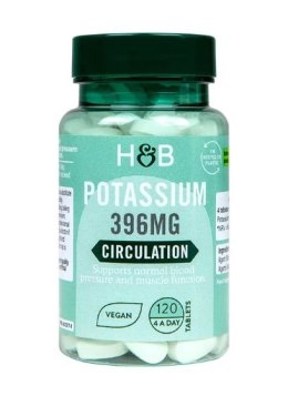 Potassium, 396mg - 120 vegan tabs