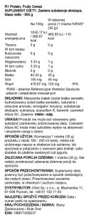 R1 Protein, Fruity Cereal - 900 grams