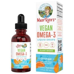 Vegan Omega-3 Liquid Drops, Orange - 30 ml.