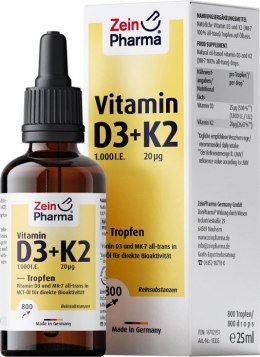 Vitamin D3 + K2 - 25 ml.