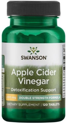 Apple Cider Vinegar, 200mg Double-Strength - 120 tablets