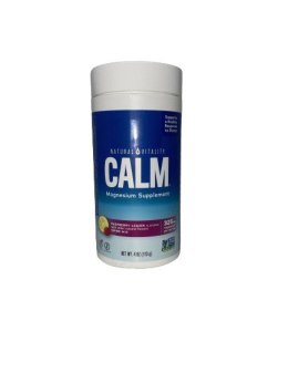 Calm Magnesium Powder, Raspberry Lemon - 113 grams
