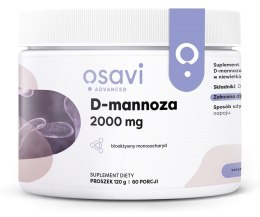 D-mannoza Proszek, 2000mg - 120 grams