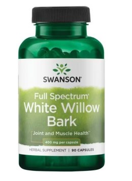 Full Spectrum White Willow Bark, 400mg - 90 caps