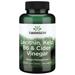 Lecithin, Kelp, B6 & Cider Vinegar - 240 tablets