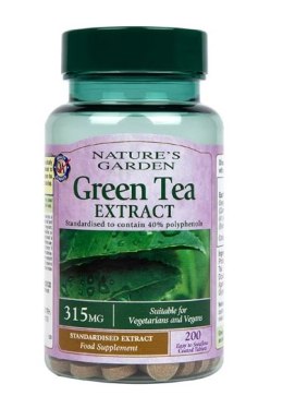 Nature's Garden Green Tea Extract, 315mg - 200 caplets