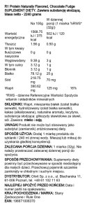 R1 Protein Naturally Flavored, Chocolate Fudge (EAN 196671006370) - 2240 grams